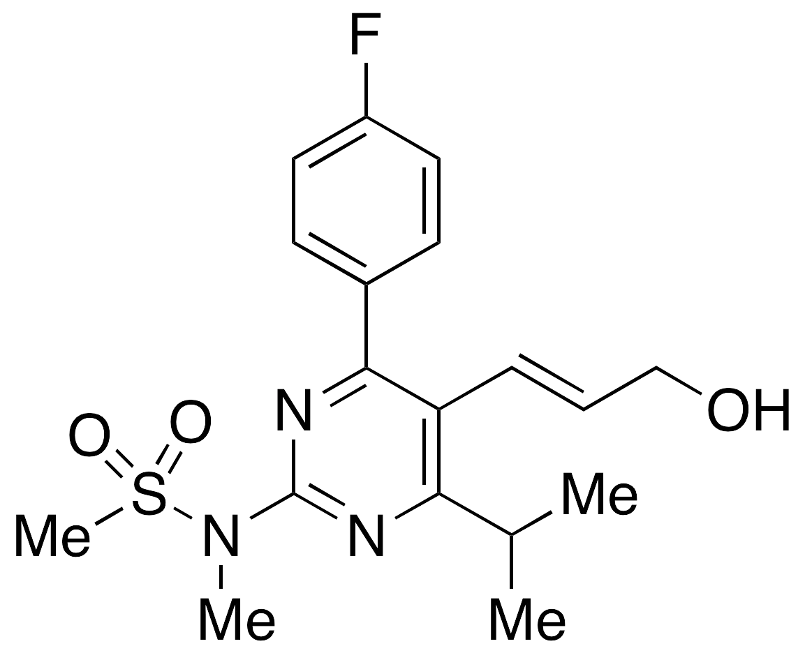 N-[4-(4-Fluorophenyl)-5-[(1E)-3-hydroxy-1-propen-1-yl]-6-(1-methylethyl)-2-pyrimidinyl]-N-methyl-methanesulfonamide - image 1