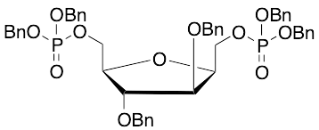 2,5-Anhydro-3,4-dibenzyl-D-glucitol-1,6-bis-(dibenzylphosphate) - image 1