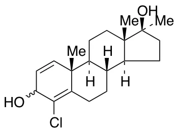 4-Chloro-17alpha-methyl-1,4-androstadiene-3,17beta-diol - image 1