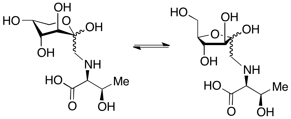N-(1-Deoxy-D-fructos-1-yl)-L-threonine - image 1
