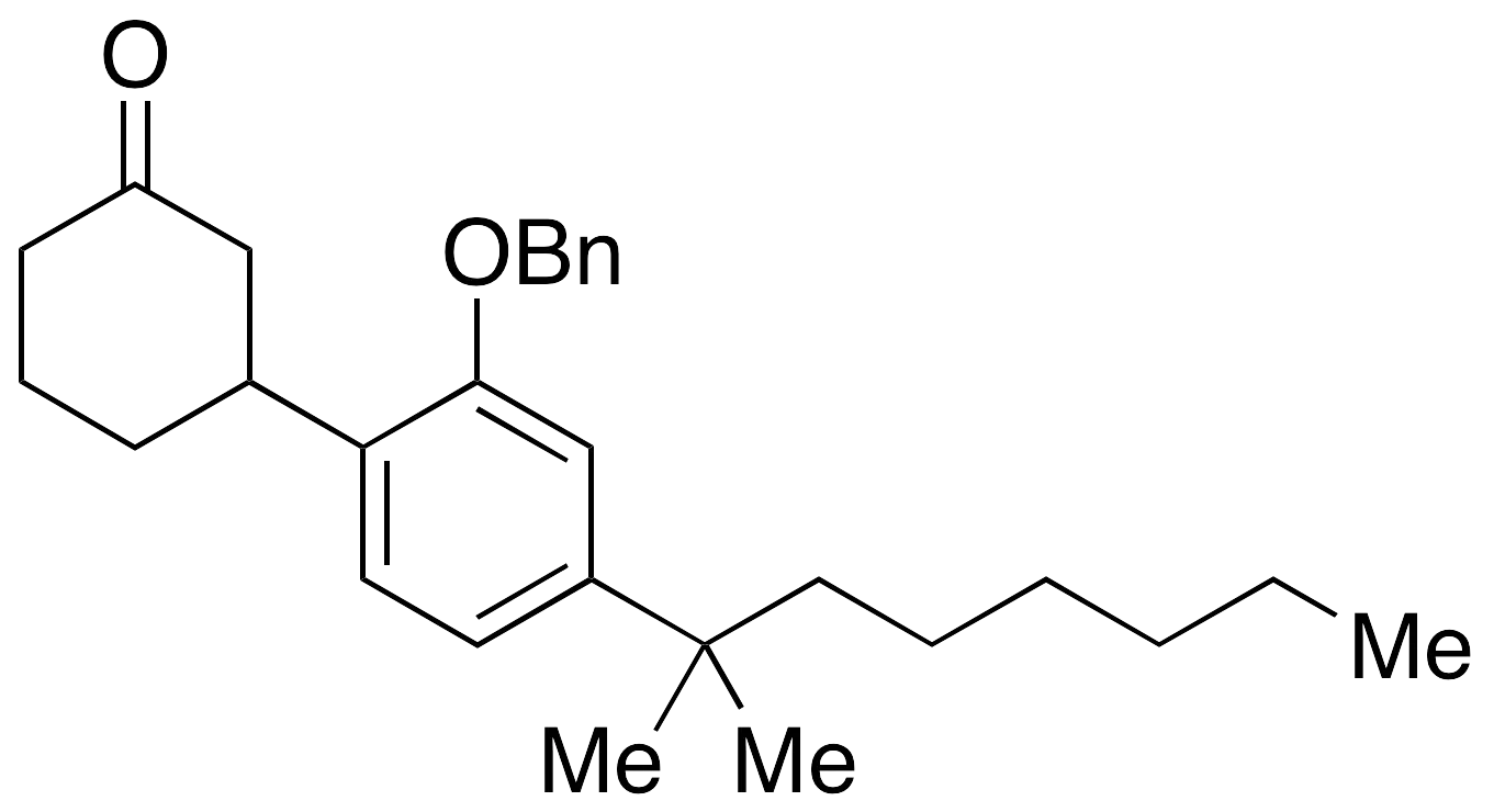 3-[4-(1,1-Dimethylheptyl)-2-(phenylmethoxy)phenyl]cyclohexanone - image 1