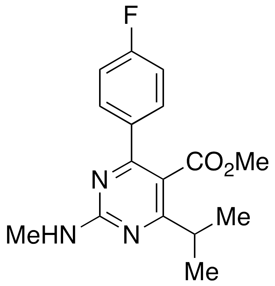 Methyl 4-(4-Fluorophenyl)-6-isopropyl-2-(methylamino)pyrimidine-5-carboxylate - image 1