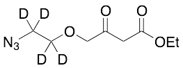 Ethyl (2-Azidoethoxy-d4)acetoacetate - image 1