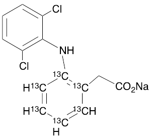 Diclofenac-13C6 Sodium Salt (may contain up to 3% unlabelled) - image 1