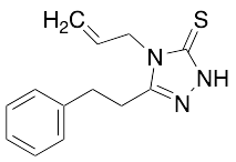 4-Allyl-5-(2-phenylethyl)-4H-1,2,4-triazole-3-thiol - image 1
