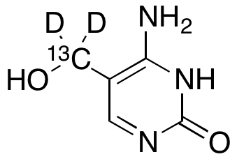 5-(Hydroxymethyl)cytosine-d2,13C (>90%) - image 1