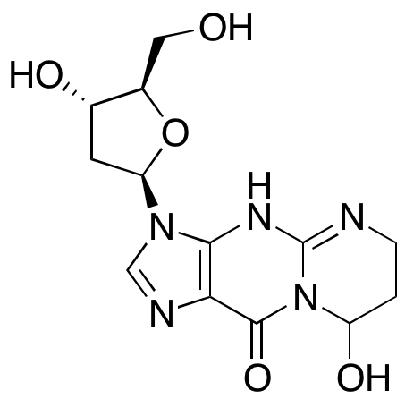 3-(2-Deoxy-b-D-erythro-pentofuranosyl)-4,6,7,8-tetrahydro-8-hydroxypyrimido[1,2-a]purin-10(3H)-one (~90%) - image 1