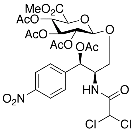 Chloramphenicol 3-O-Beta-D-Glucuronide-3,2’,3’,4’-tetra-O-acetate Methyl Ester - image 1