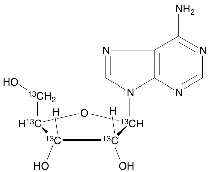 Adenosine-13C5 - image 1