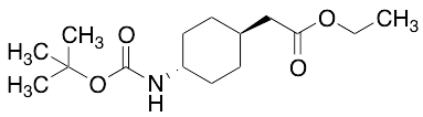 Ethyl 2-((1R,4R)-4-((tert-Butoxycarbonyl)amino)cyclohexyl)acetate - image 1