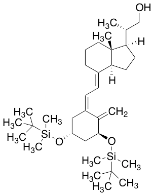 (5Z,7E)-(1S,3R)-1,3-Bis[tert-butyl(dimethylsilyl)oxy]-22-hydroxy-23,24-dinor-9,10-secochola-5,7,10(19)-triene - image 1