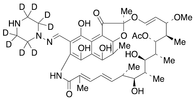 N-Demethyl Rifampicin-d8 - image 1