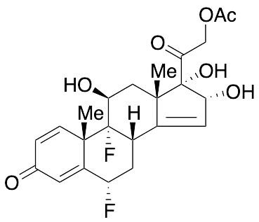 (6Alpha,11Beta,16Alpha)-21-(Acetyloxy)-6,9-difluoro-14,16-dehydro-11,16,17-trihydroxypregna-1,4-diene-3,20-dione - image 1