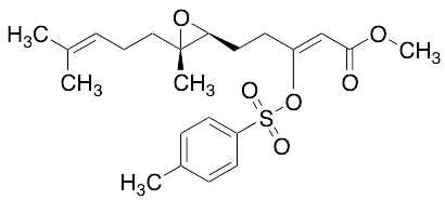 Methyl 5-((2S,3S)-3-Methyl-3-(4-methyl-3-pentenyl)oxiran-2-yl)-3-(tosyloxy)pentanoate - image 1