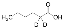 Hexanoic-2,2-d2 Acid - image 1