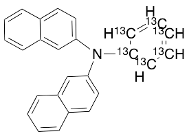 N-2-Naphthalenyl-N-13C6-phenyl-2-naphthalenamine - image 1
