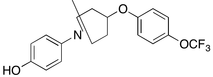 4-[4-(4-Trifluoromethoxyphenoxy)piperidin-1-yl]phenol - image 1