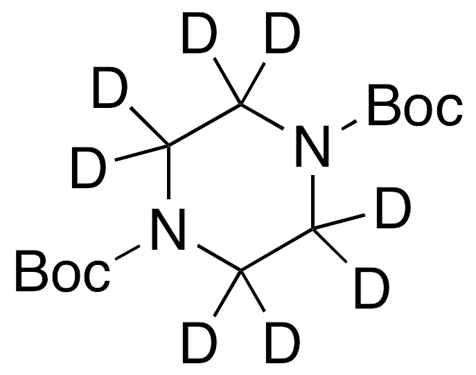 1,4-Bis(tert-boc)piperazine-d8 - image 1