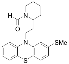 2-(2-(2-(Methylthio)-10H-phenothiazin-10-yl)ethyl)piperidine-1-carbaldehyde - image 1