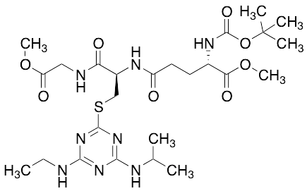 N-tert-Butyloxycarbonyl Glutathione-S-dechloro-atrazine Dimethyl Diester - image 1