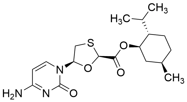 (1R,2S,5R)-5-Methyl-2-(1-methylethyl)cyclohexyl (2S,5R)-5-(4-amino-2-oxo-1(2H)-pyrimidinyl)-1,3-oxathiolane-2-carboxylate - image 1