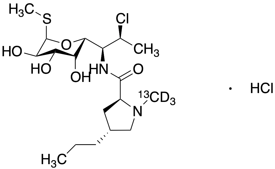Clindamycin-13C,D3 Hydrochloride - image 1