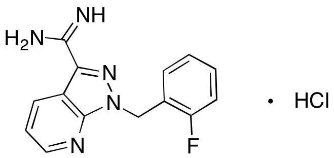 1-(2-Fluorobenzyl)-1H-pyrazolo[3,4-b]pyridine-3-carboximidamide Hydrochloride - image 1