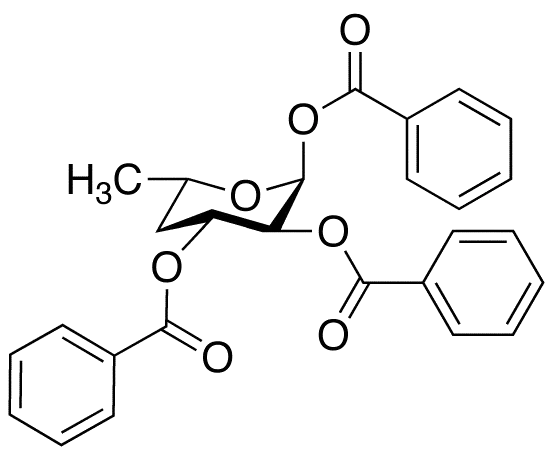 1,2,3-Tri-O-benzoyl-4-deoxy-Alpha-L-fucopyranose - image 1