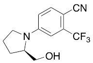 (R)-4-(2-Hydroxymethylpyrrolidin-1-yl)-2-trifluoromethylbenzonitrile - image 1