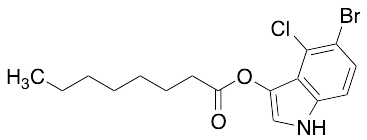 5-Bromo-4-chloro-3-indolyl caprylate - image 1