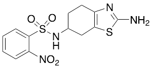 N-2-Amino-4,5,6,7-tetrahydro-6-benzothiazolyl]-2-nitrobenzenesulfonamide - image 1