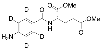 N-(4-Aminobenzoyl)-L-glutamic Acid 1,5-Dimethyl Ester-d4 - image 1