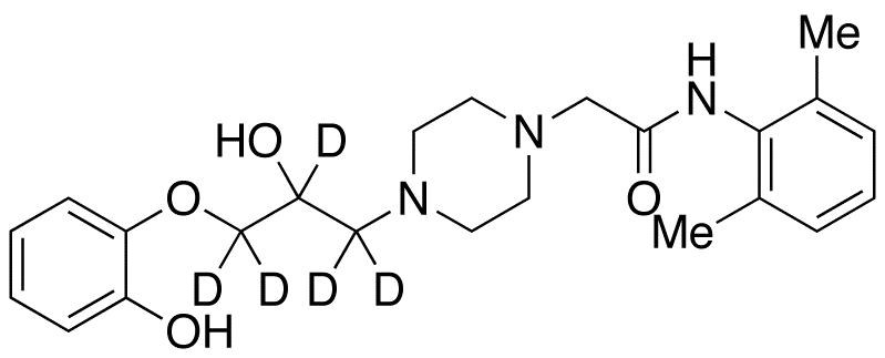 Desmethyl Ranolazine-d5 - image 1