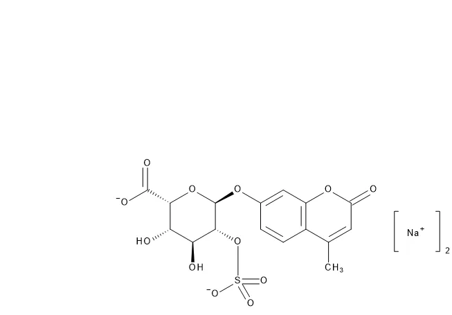 4-Methylumbelliferyl Alpha-L-Idopyranosiduronic Acid 2-Sulfate Disodium Salt - image 1