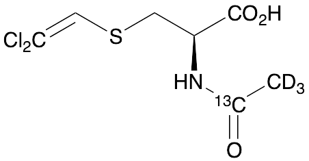 N-Acetyl-S-(2,2-dichloroethenyl)-L-cysteine-13C,d3 - image 1