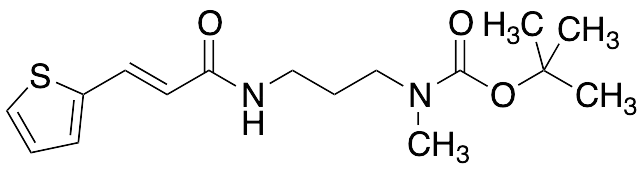 1,1-Dimethylethyl Ester N-Methyl-N-[3-[[(2E)-1-oxo-3-(2-thienyl)-2-propen-1-yl]amino]propyl]carbamic Acid - image 1