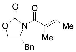 (4R)-3-[(2E)-2-Methyl-1-oxo-2-buten-1-yl]-4-(phenylmethyl)-2-oxazolidinone - image 1