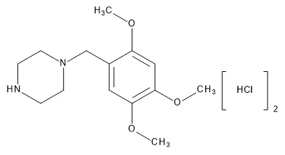 1-(2,4,5-Trimethoxybenzyl)piperazine Dihydrochloride - image 1