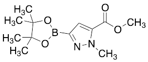 Methyl 1-Methyl-3-(4,4,5,5-tetramethyl-1,3,2-dioxaborolan-2-yl)-pyrazole-5-carboxylate - image 1