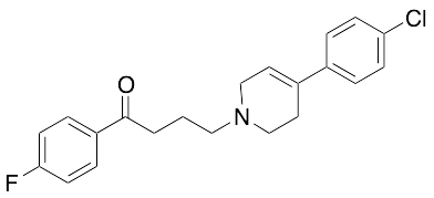 4-[4-(4-Chlorophenyl)-3,6-dihydro-1(2H)-pyridinyl]-1-(4-fluorophenyl)-1-butanone - image 1
