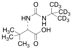 N-tert-Butylcarbamoyl-L-tert-leucine-d9 - image 1