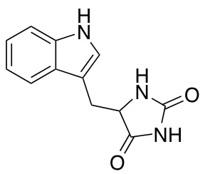 5-(1H-Indol-3-ylmethyl)imidazolidine-2,4-dione - image 1