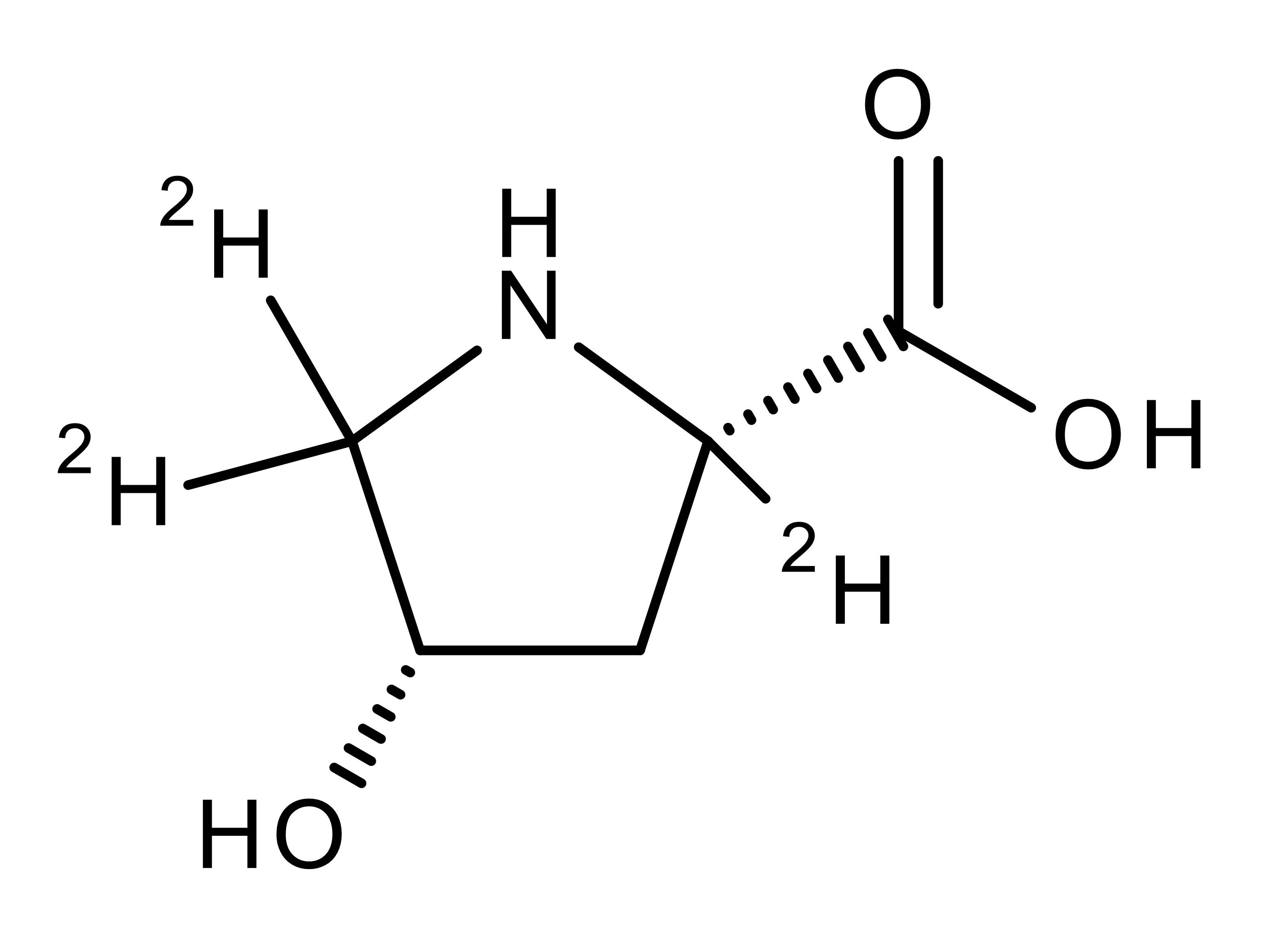 cis-4-Hydroxy-L-proline-d3 (Major) - image 1
