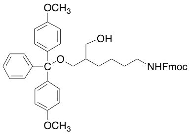 1-O-Dimethoxytrityl-2-(N-Fmoc)-4-Aminobutyl)-1,3-propanediol, >95% - image 1