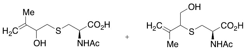 (R,S)-N-Acetyl-S-(2-hydroxy-3-methyl-3-buten-1-yl)-L-cysteine +(R,S)-N-Acetyl-S-[1-(hydroxymethyl)-2-methyl-2-propen-1-yl)-L-cysteine (Mixture) - image 1