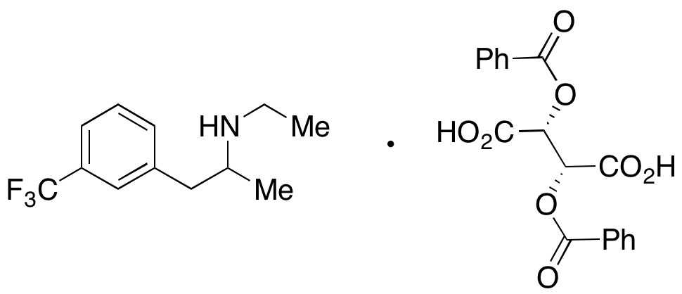 rac Fenfluramine Di-O-benzoyl-L-tartaric Acid - image 1