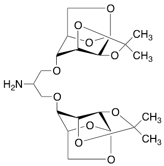 1,3-Bis-(1,6-anhydro-2,3-O-isopropylidene-Beta-D-mannopyranose-4-yloxy)-2-propylamine - image 1