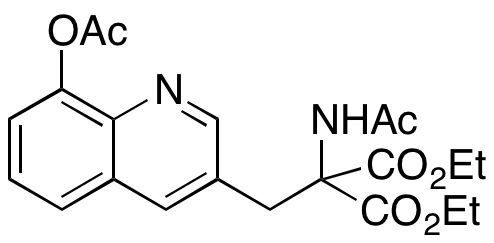 2-(Acetylamino)-2-[[8-(acetyloxy)-3-quinolinyl]methyl]propanedioic Acid 1,3-Diethyl Ester - image 1