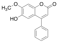 6-Hydroxy-7-methoxy-4-phenylcoumarin - image 1