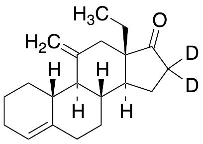 13Beta-Ethyl-11-methylenegon-4-en-17-one-d2 - image 1